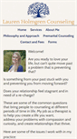 Mobile Screenshot of laurenholmgrencounseling.com